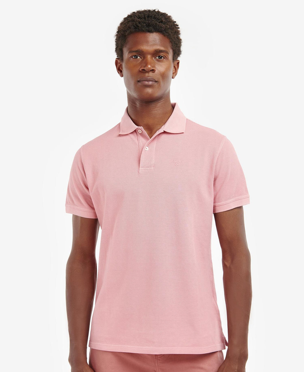 Barbour - Washed Sports Polo, Pink Salt