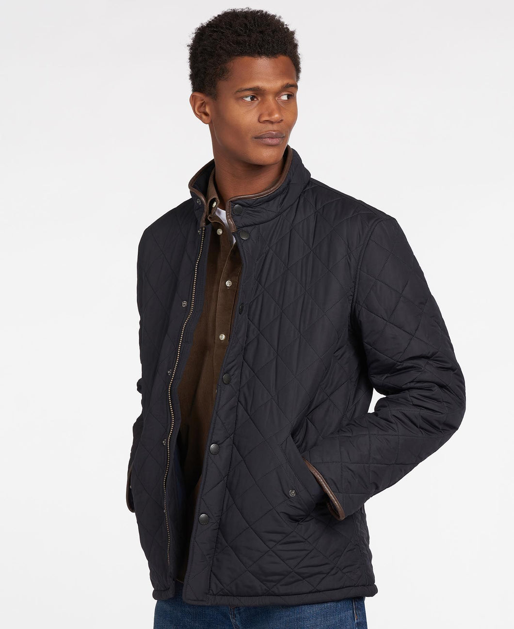 Barbour - Powell Quilted Jacket, Navy (M Only)