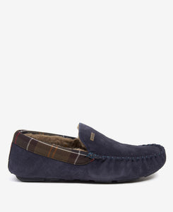 Barbour - Max Slippers, Navy Suede