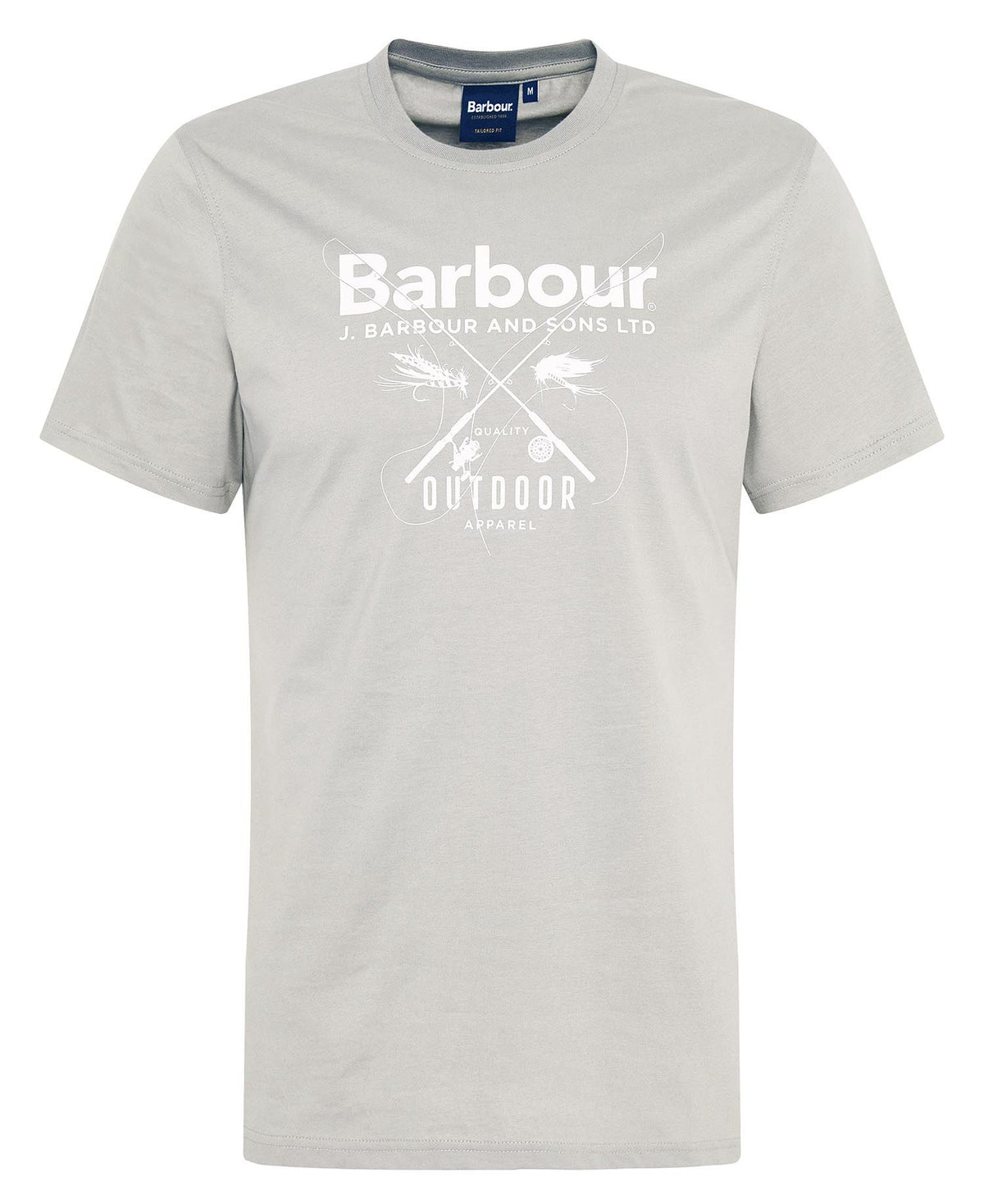 Barbour - Fly Graphic Tee, Forest Fog