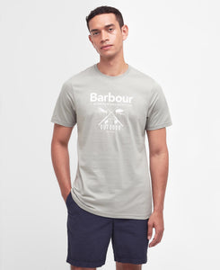 Barbour - Fly Graphic Tee, Forest Fog