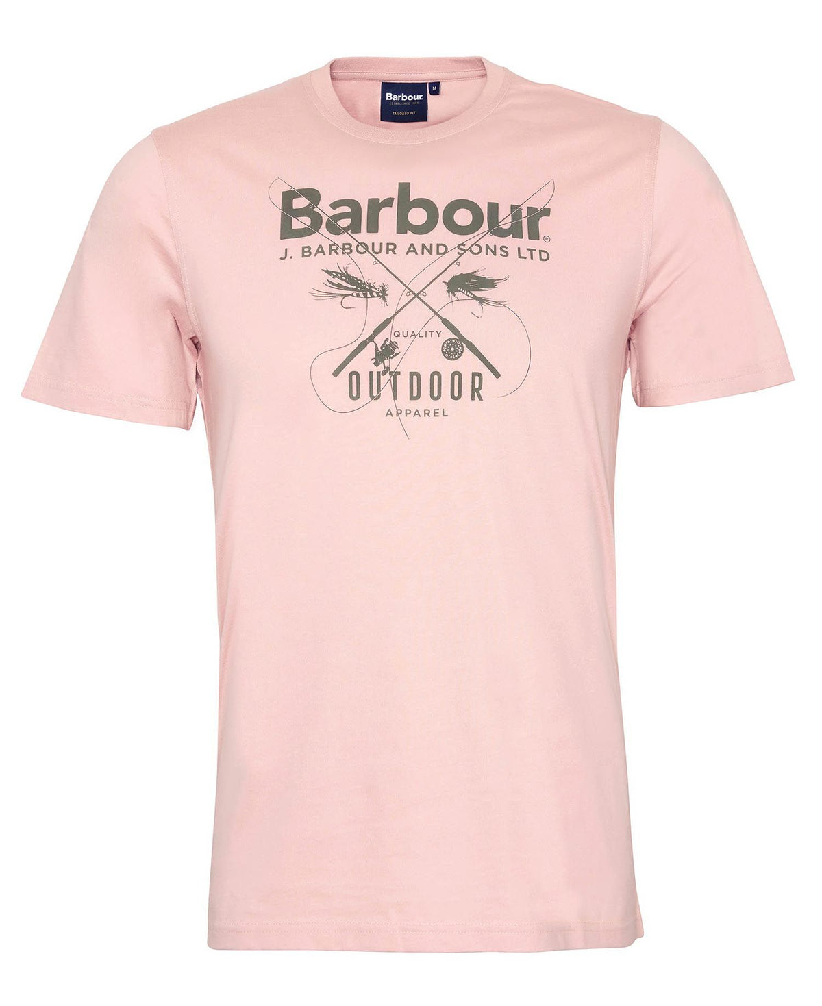 Barbour - Fly Graphic Tee, Pink Mist