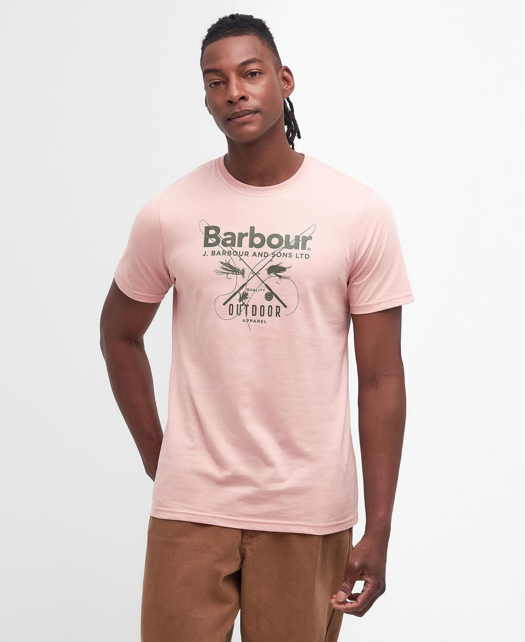 Barbour - Fly Graphic Tee, Pink Mist