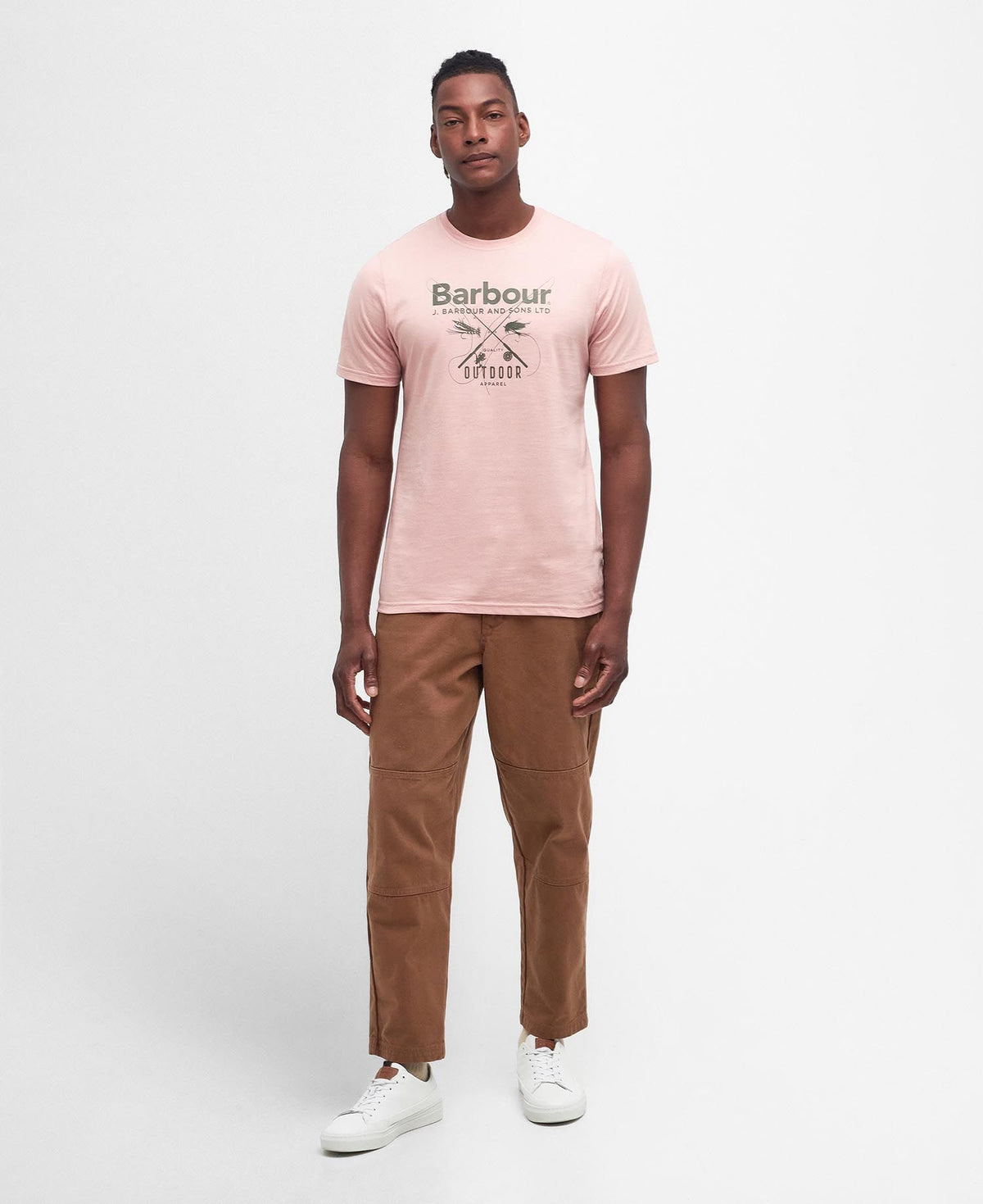 Barbour - Fly Graphic Tee, Pink Mist