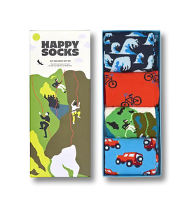 Happy Socks - 4 Pack Out And About Socks Gift Set