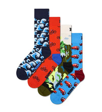 Load image into Gallery viewer, Happy Socks - 4 Pack Out And About Socks Gift Set
