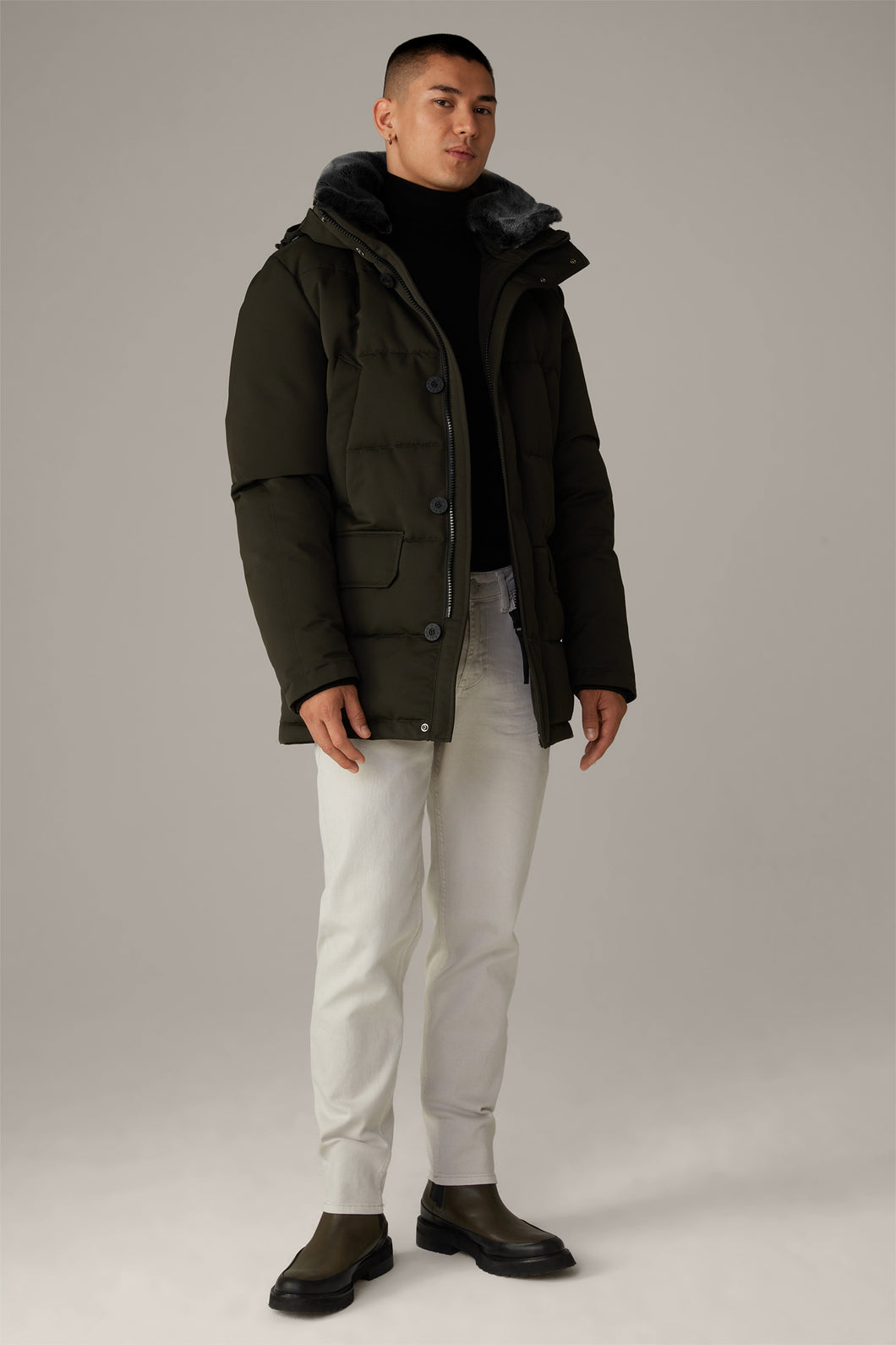 Strellson - Plaza Quilted Jacket, Olive