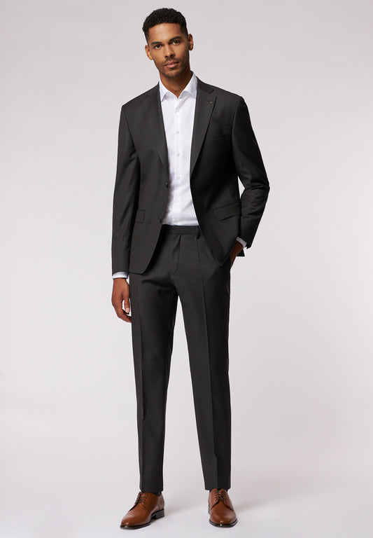 Roy Robson - Prestige 130's Stretch Sakko Suit, Charcoal