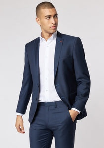 Roy Robson - Pure Wool Slim Fit Suit, Navy