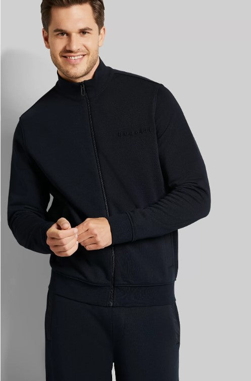 Bugatti - Full Zip Sweat Shirt Jacket, Navy