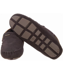 Barbour - Dax Slippers, Brown Suede ( Size 10 Only)