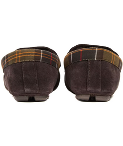 Barbour - Dax Slippers, Brown Suede