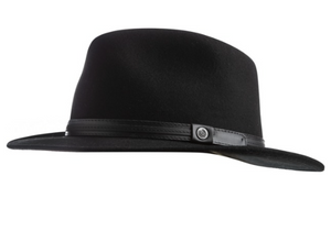 Bugatti - Water Repellent Felt Black Hat