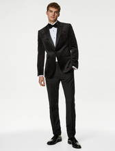 Load image into Gallery viewer, White Label - Velvet Tuxedo Jacket, Black

