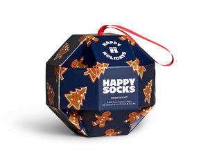Happy Socks - 1-Pack Gingerbread Bauble Sock Gift Set