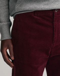 GANT - Regular Fit Cord Chinos, Red Shadow