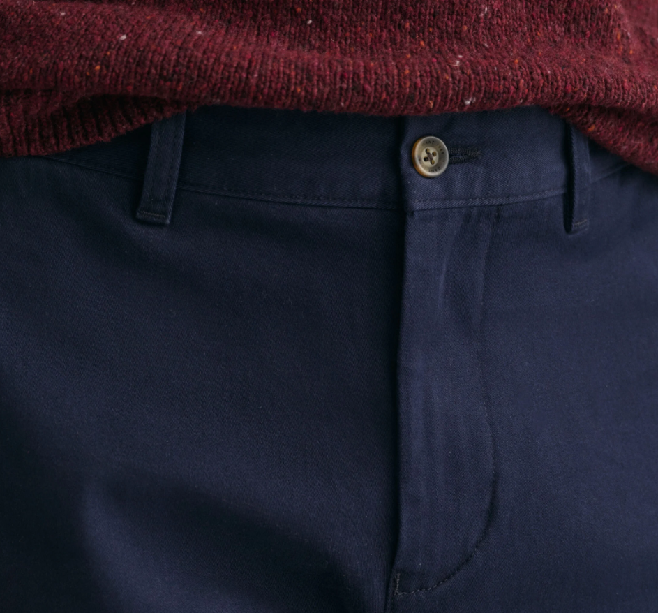 GANT - Regular Comfort Super Chinos, Evening Blue
