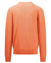 Load image into Gallery viewer, Fynch Hatton - O-Neck Structure Sweater, Papaya
