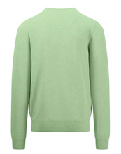 Load image into Gallery viewer, Fynch Hatton - O-Neck Structure Sweater, Soft Green
