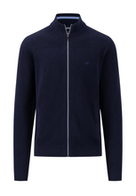 Load image into Gallery viewer, Fynch Hatton - Strick Full Zip Cardigan, Navy
