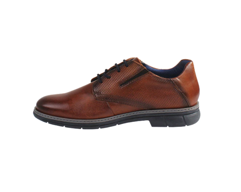 Bugatti - Larry, Brown Leather Smart Casual shoe