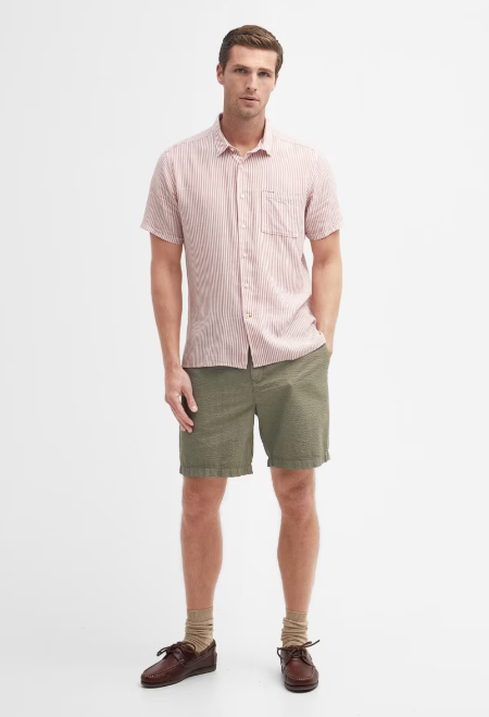 Barbour - Deerpark S/S Summer Shirt, Pink Clay