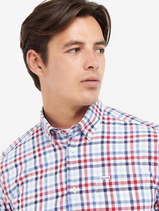 Barbour - Kinson, Tailored Short Sleeve, Red