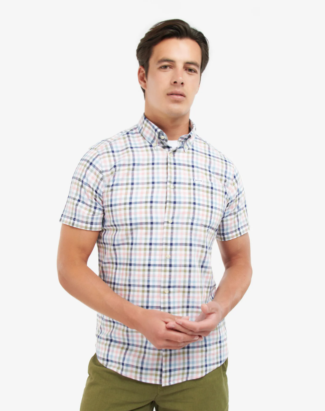 Barbour - Kinson, Tailored Short Sleeve, Pink
