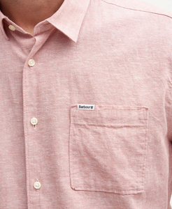 Barbour - Nelson S/S, Summer Shirt, Pink Clay