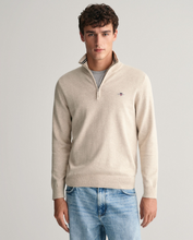 Load image into Gallery viewer, GANT -  3XL Classic Cotton Half Zip, Light Beige
