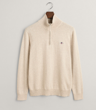 Load image into Gallery viewer, GANT -  3XL Classic Cotton Half Zip, Light Beige
