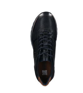 Bugatti - Drew, Leather Sneaker, Dark Blue