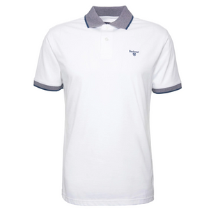 Barbour - Cornsay Polo, White