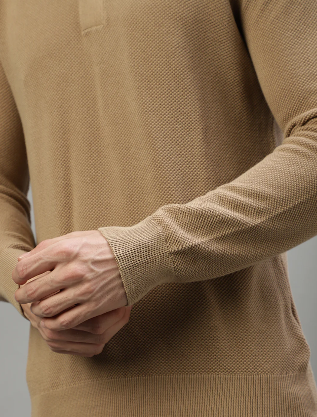 Gant - Cotton Pique Polo, Dark Khaki (XL Only)