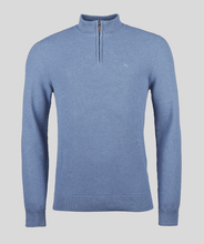 Load image into Gallery viewer, Magee - Carn Waffle 1/4 Zip Jumper, Blue
