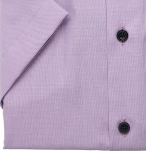 Marvelis - Modern Fit Short-Sleeve Shirt, Lavender