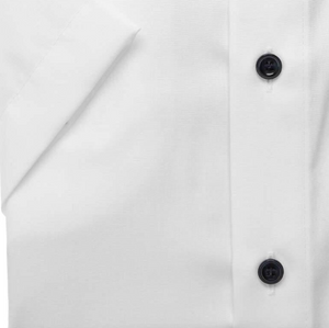 Marvelis - Modern Fit Short Sleeve Shirt, White
