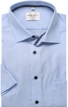 Load image into Gallery viewer, Marvelis - Modern Fit Short Sleeve Shirt, Light Blue
