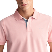 Load image into Gallery viewer, GANT - Contrast Pique SS Rugger Polo, Bubblegum Pink
