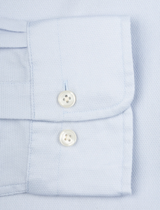 GANT - Honeycomb Texture Shirt, Light Blue