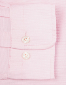 GANT - Honeycomb Texture Shirt, Light Pink