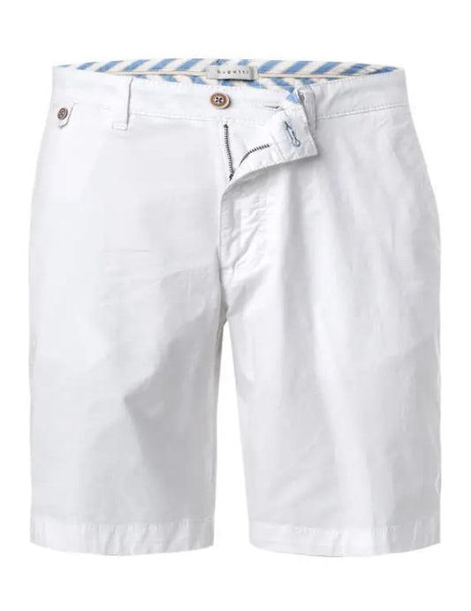 Bugatti - Bermuda Chino Shorts, White