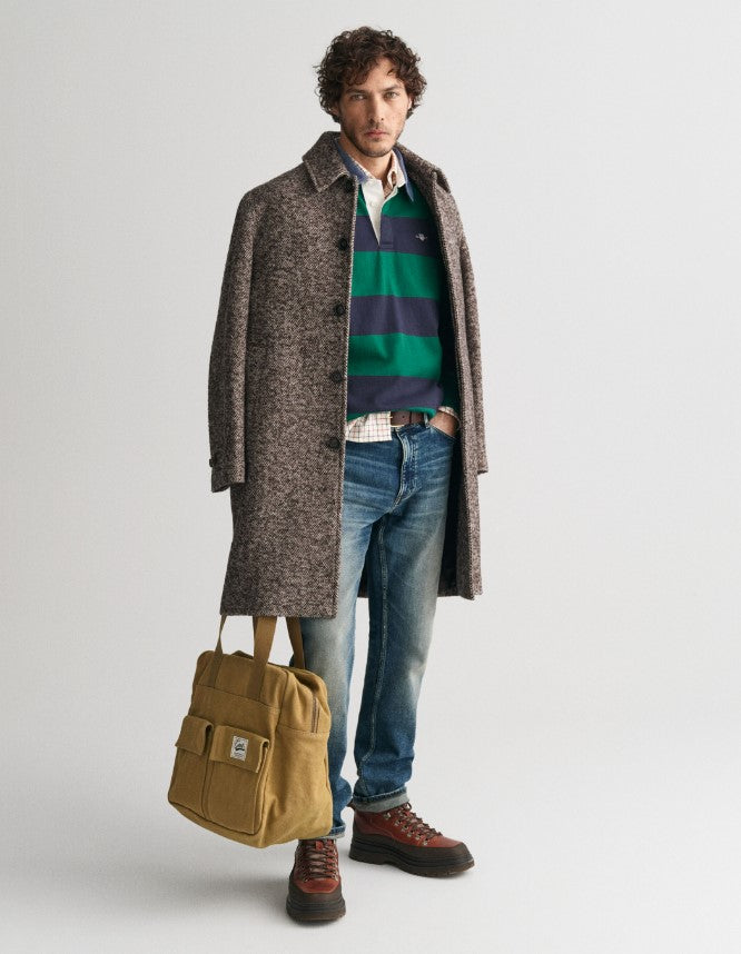 Gant - Chambray Stripe Heavy Rugger, Green