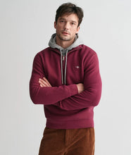 Load image into Gallery viewer, GANT - Cotton Micro Textured Half Zip, Wine Red (M, 2XL only)
