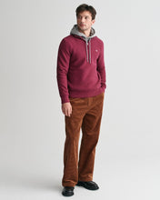 Load image into Gallery viewer, GANT - Cotton Micro Textured Half Zip, Wine Red (M, 2XL only)
