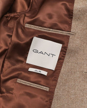 Load image into Gallery viewer, GANT - Slim Herringbone Suit Blazer, Cacao
