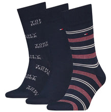 Load image into Gallery viewer, Tommy Hilfiger - 3 Pairs Tin Socks, Navy
