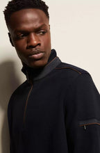 Load image into Gallery viewer, Bugatti - Half Zip Sweatshirt, Navy
