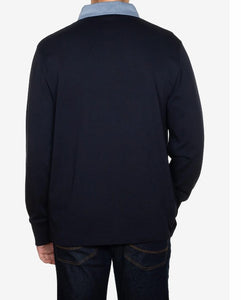 GANT - Chambray Heavy Rugger, Evening Blue