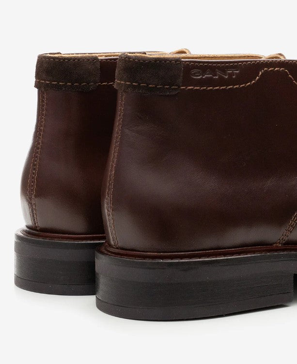 Gant - St Fairkon, Randle, Cow Leather Boots, Espresso Brown